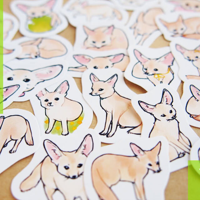 ugata フェネックフレークシール